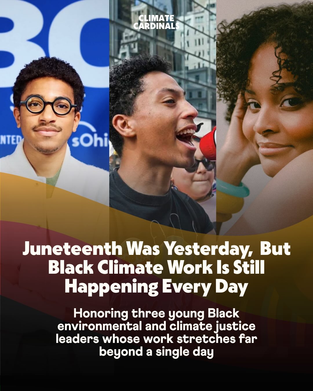 Juneteenth - Young Black Climate Activists Instagram post