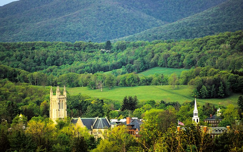 Williams College campus, Purple Valley view