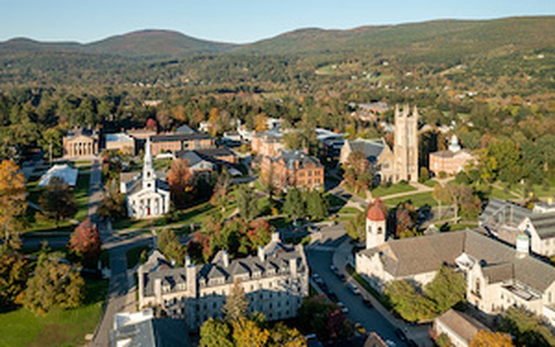 Williams College campus aerial
